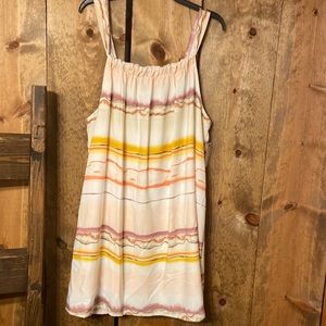 NWT Nine West Tie Dye sleeveless spring summer dress sz XL